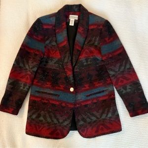 Coldwater Creek Southwestern Blazer